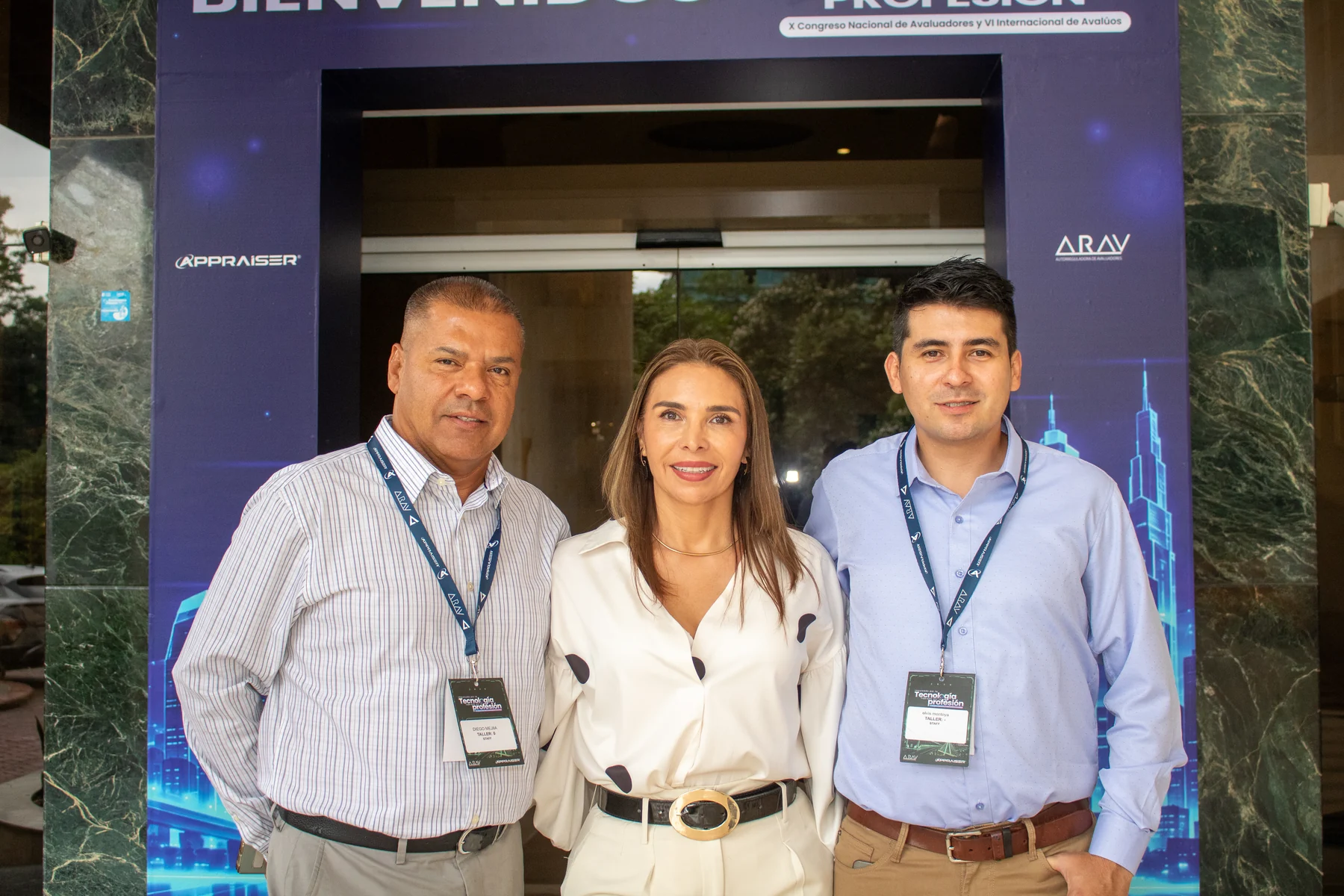 Integrantes de Appraiser durante el Congreso Nacional de Avaluadores