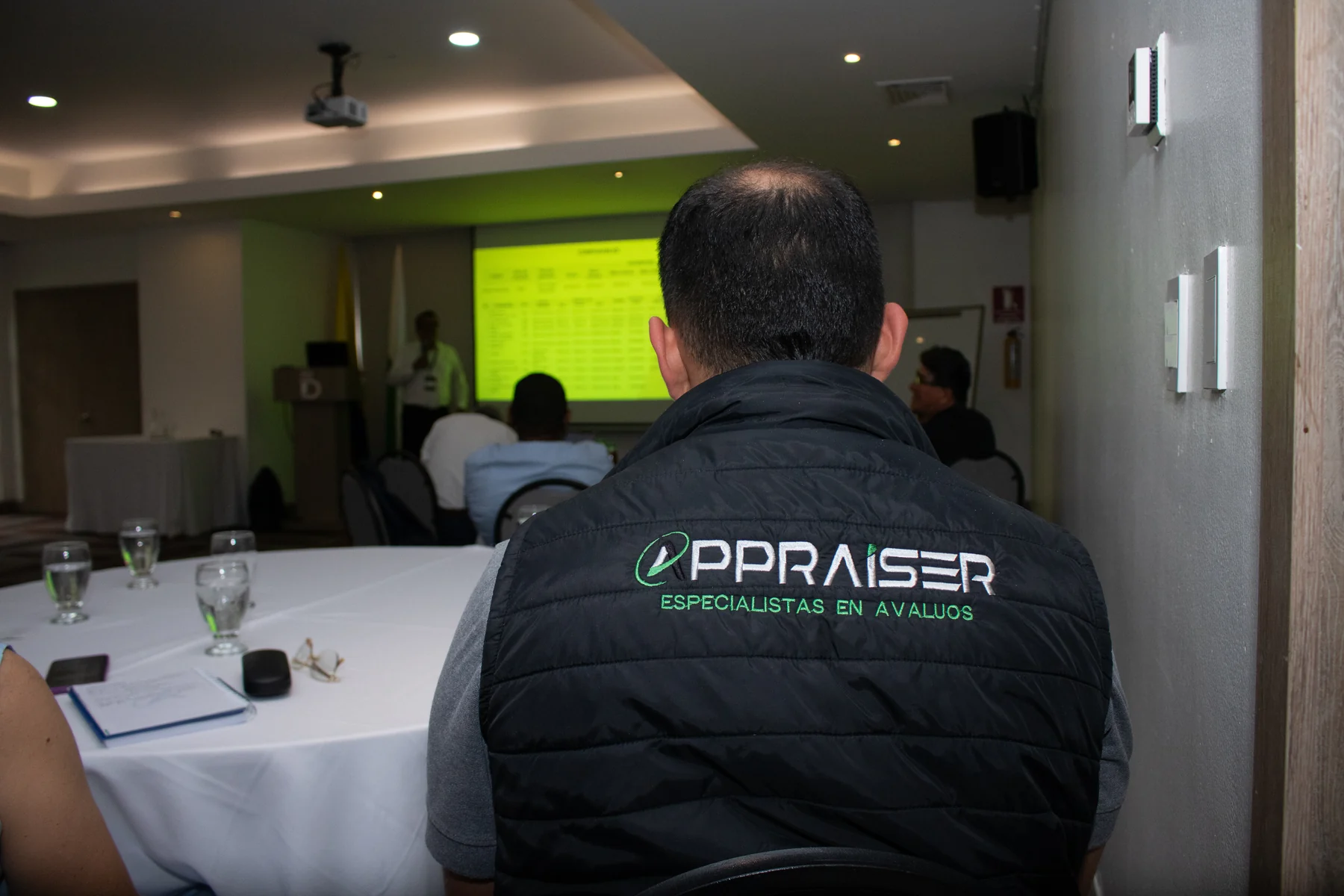 Participante de Appraiser durante una jornada académica