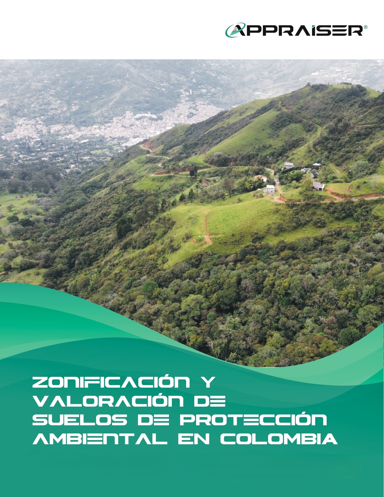 Portada del estudio de zonificación y valoración de suelos de protección ambiental en Colombia